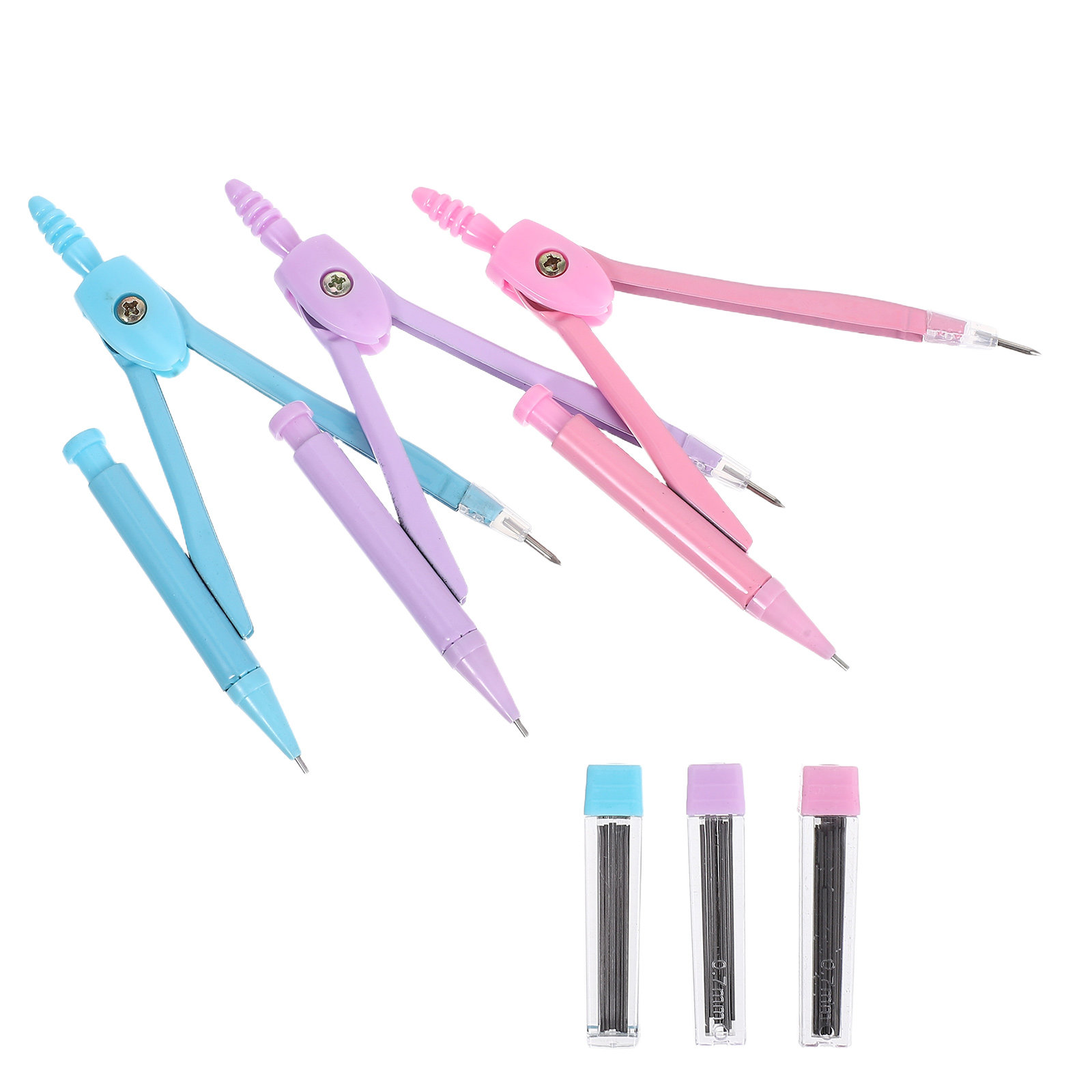 Ensemble de compas en acier in - Math Geometry Set With Compass avis et prix