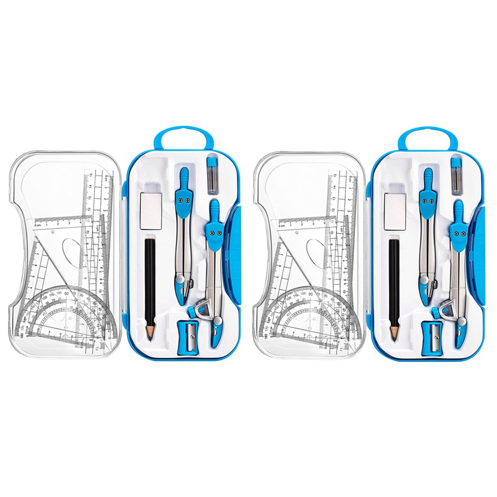 Ensemble de géométrie de quali - Math Geometry Set With Compass avis et prix